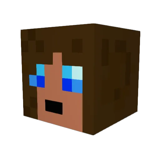 JamieJum Minecraft avatar head, 3D render