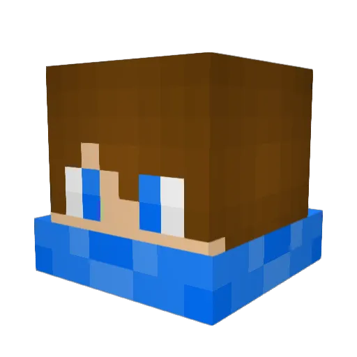 JamieN__ Minecraft avatar head, 3D render