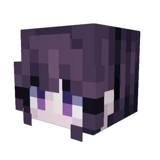 JamieNyanchi Minecraft avatar head, 3D render