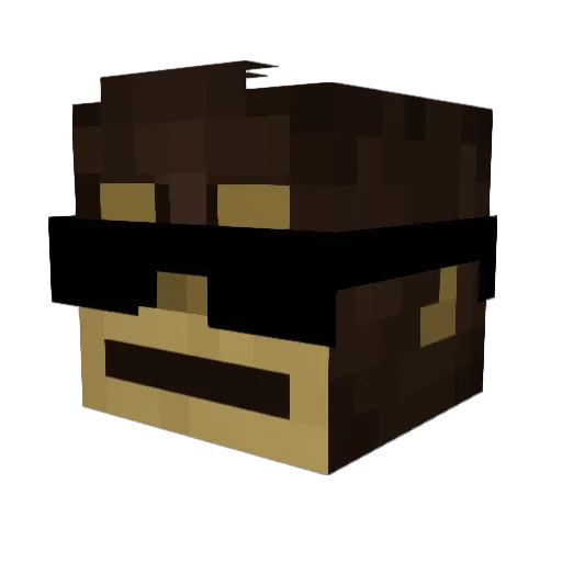JamieOliver55 Minecraft avatar head, 3D render