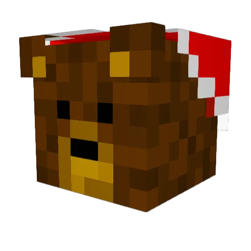 JamiePed Minecraft avatar head, 3D render