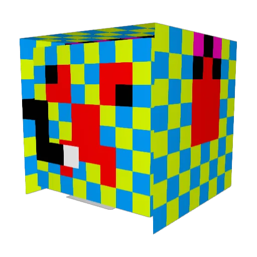 JamiePeel3031 Minecraft avatar head, 3D render
