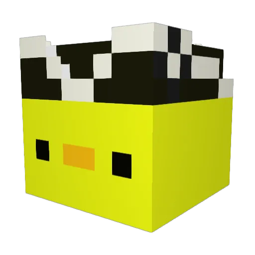 Jamie_JL Minecraft avatar head, 3D render