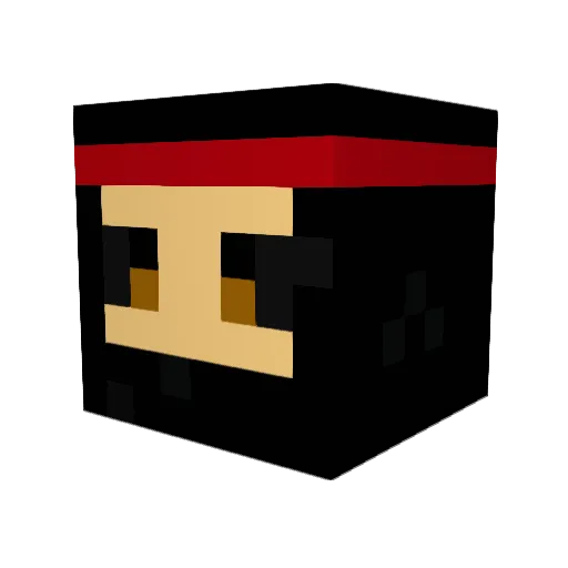 Jamieee25 Minecraft avatar head, 3D render