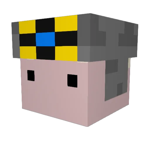 Jamiepie2010 Minecraft avatar head, 3D render