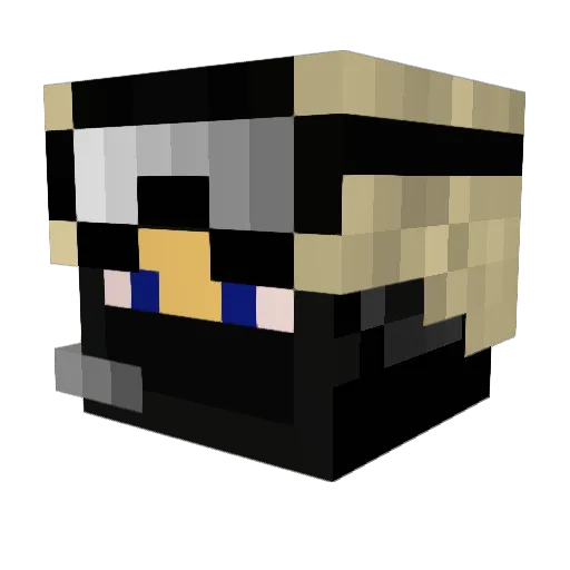 Jamieredeye111 Minecraft avatar head, 3D render