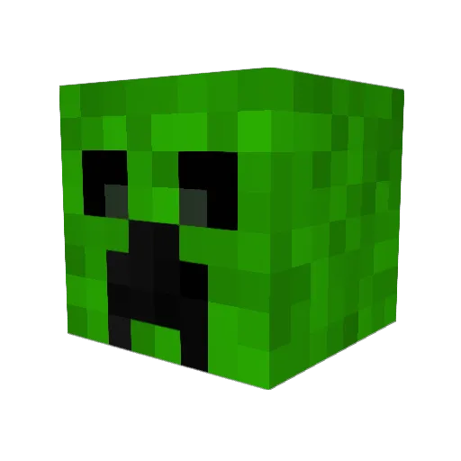 Jamiesbond Minecraft avatar head, 3D render