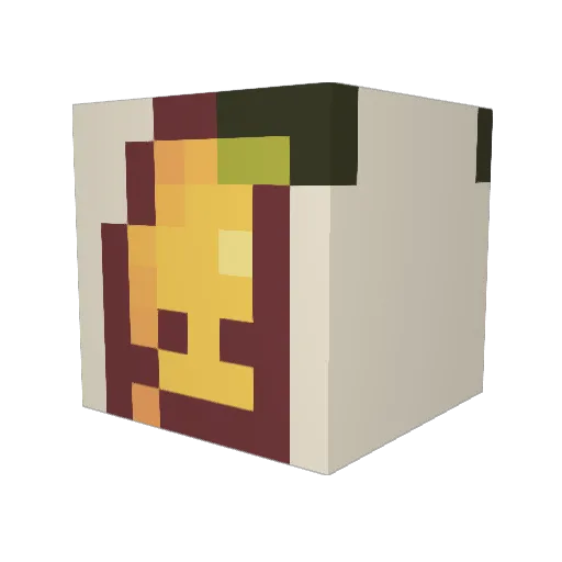 Jamiethatsmee Minecraft avatar head, 3D render