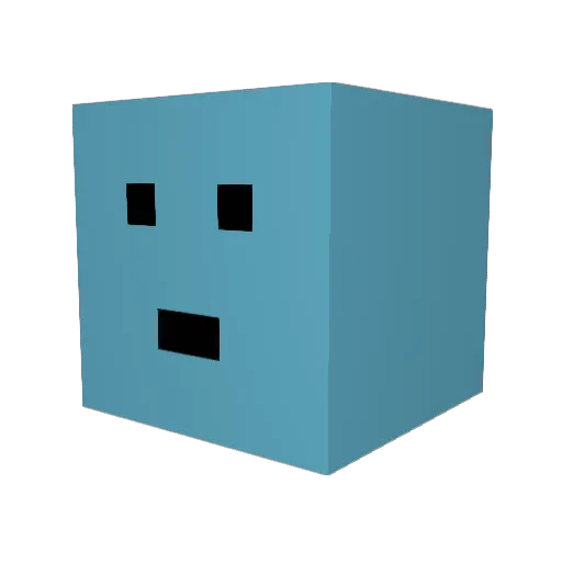 JamiexL Minecraft avatar head, 3D render