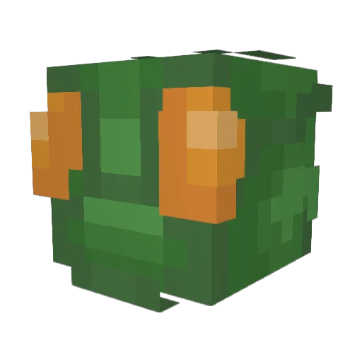 Jamil027 Minecraft avatar head, 3D render