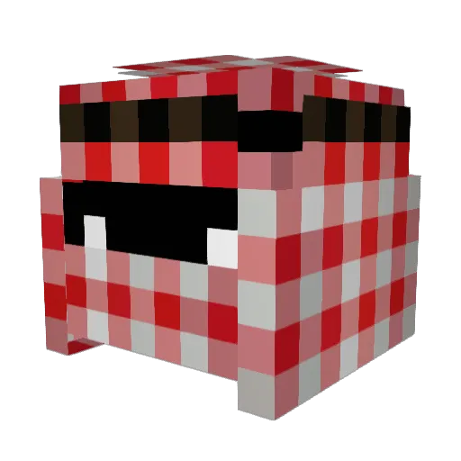 Jamilah_Salim Minecraft avatar head, 3D render