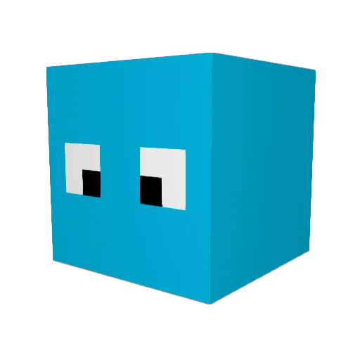 Jaminul Minecraft avatar head, 3D render