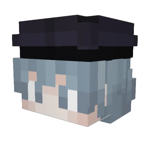 Jamison45 Minecraft avatar head, 3D render
