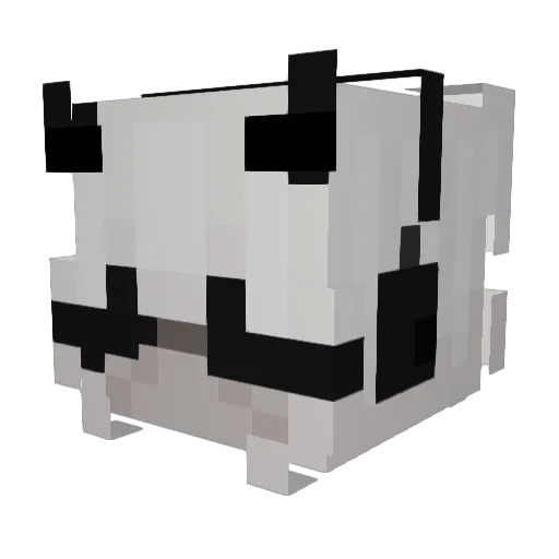 Jammerxbusch Minecraft avatar head, 3D render