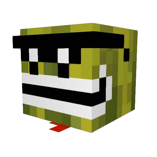 JammieD2003 Minecraft avatar head, 3D render