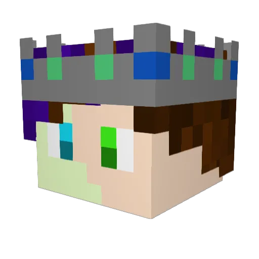 JamminTheApples Minecraft avatar head, 3D render