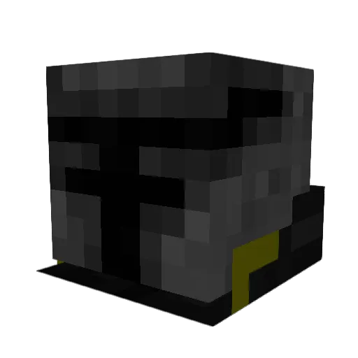 JammyBTR Minecraft avatar head, 3D render