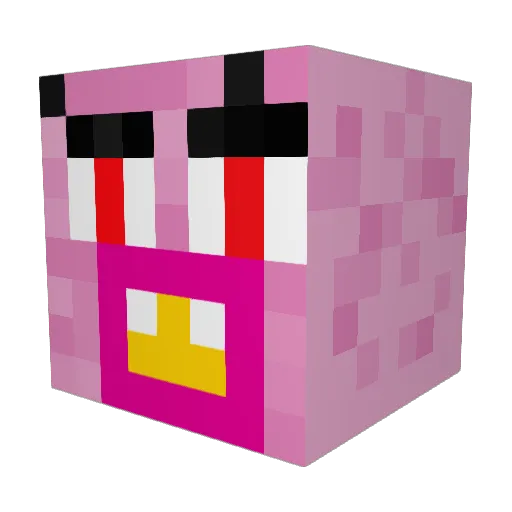 JammyEirik Minecraft avatar head, 3D render