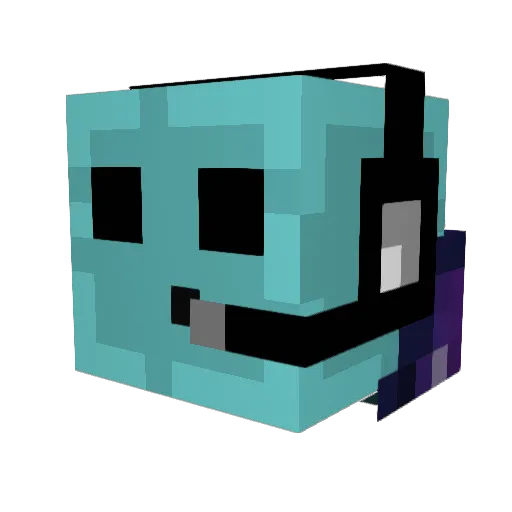 JammyInsane Minecraft avatar head, 3D render