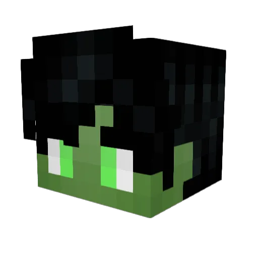 Jamo528 Minecraft avatar head, 3D render