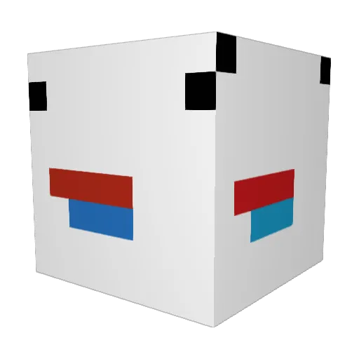JamoSMP Minecraft avatar head, 3D render