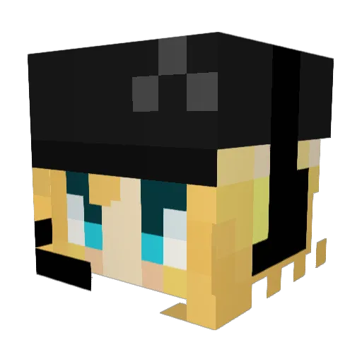 Jamoin181 Minecraft avatar head, 3D render