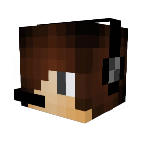 Jamon1 Minecraft avatar head, 3D render
