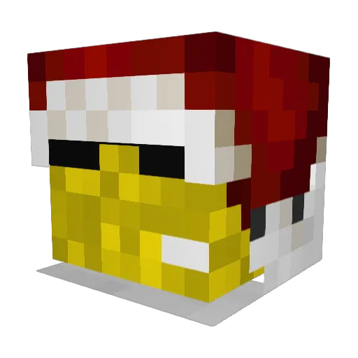 Jamontoast11 Minecraft avatar head, 3D render