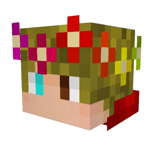 Jamotastic Minecraft avatar head, 3D render