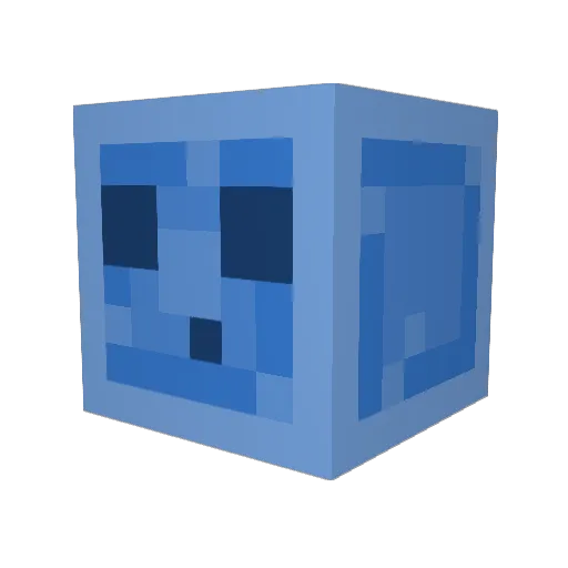 Jampat Minecraft avatar head, 3D render