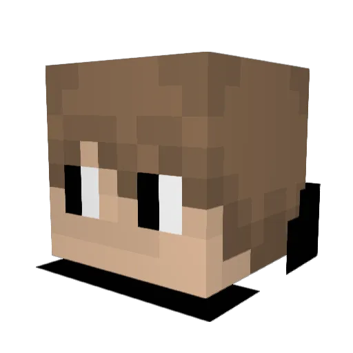 Jamppapaukku Minecraft avatar head, 3D render