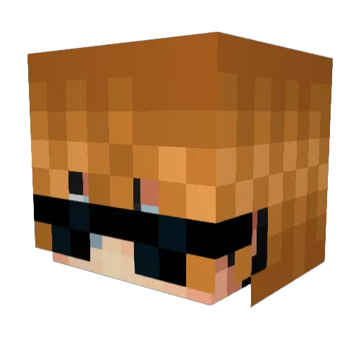 JamrockSunset Minecraft avatar head, 3D render