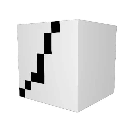 Jamsmth Minecraft avatar head, 3D render