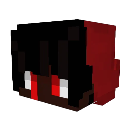 Jamsteobro Minecraft avatar head, 3D render