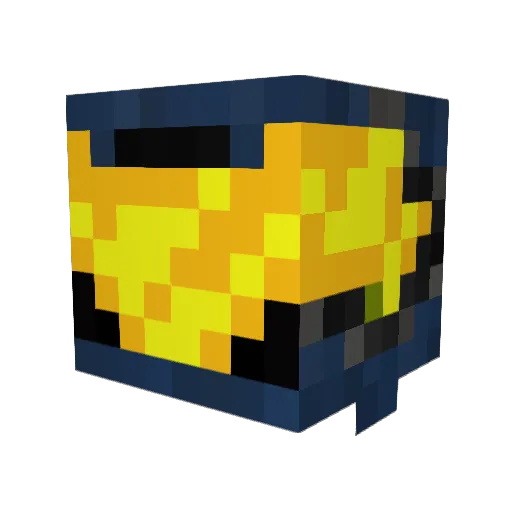 Jamtron Minecraft avatar head, 3D render