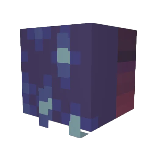 Jamu_ Minecraft avatar head, 3D render
