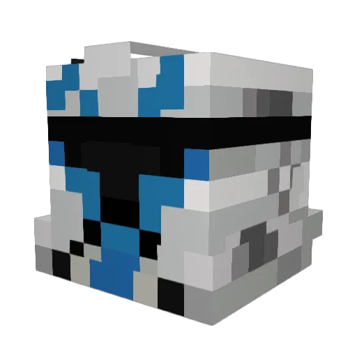 Jan1066 Minecraft avatar head, 3D render