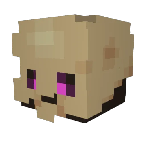 Jan7483 Minecraft avatar head, 3D render