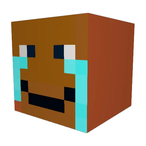 JanB1979 Minecraft avatar head, 3D render