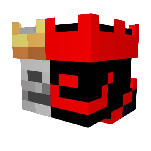 JanBatraz Minecraft avatar head, 3D render