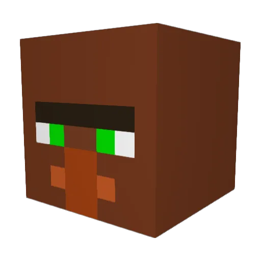 JanBi04 Minecraft avatar head, 3D render