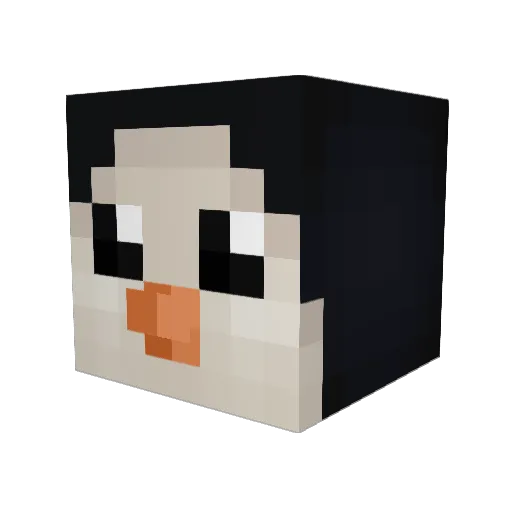 JanDev09 Minecraft avatar head, 3D render