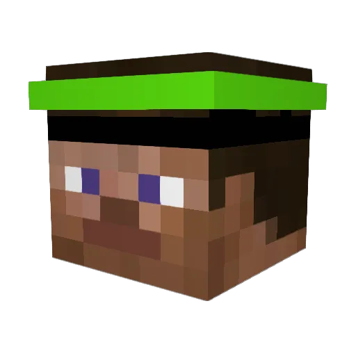 JanJan10300 Minecraft avatar head, 3D render
