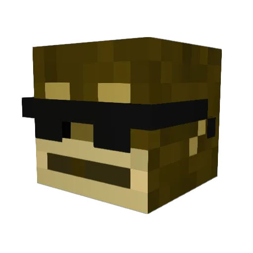 JanKees10 Minecraft avatar head, 3D render