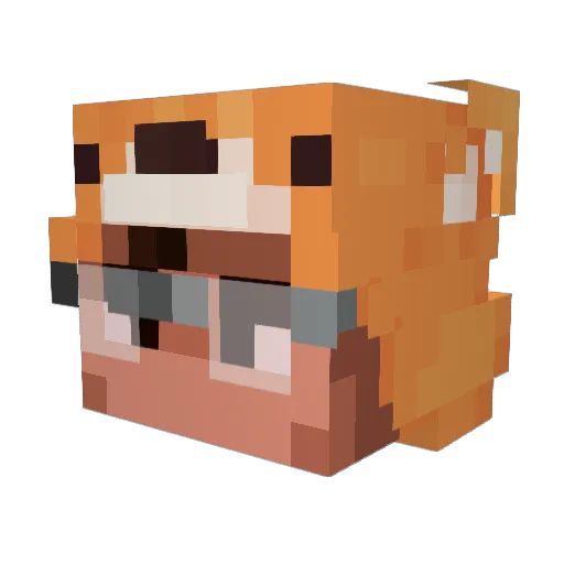 JanMCruz Minecraft avatar head, 3D render