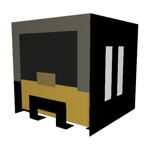 JanMoran Minecraft avatar head, 3D render