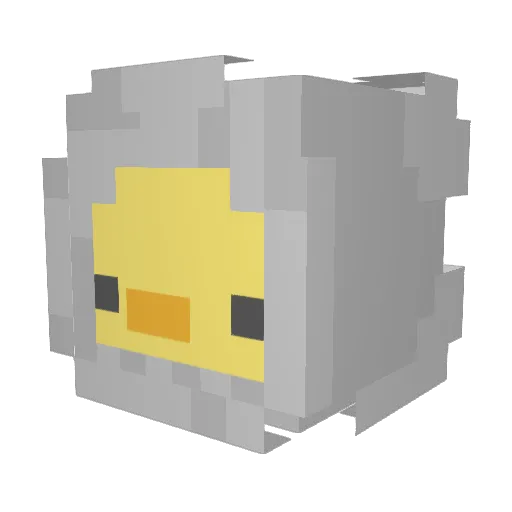 JanStep Minecraft avatar head, 3D render