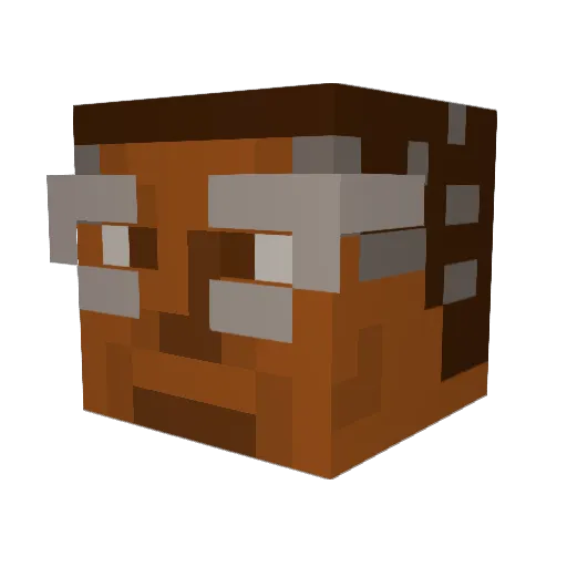 JanTheManz Minecraft avatar head, 3D render