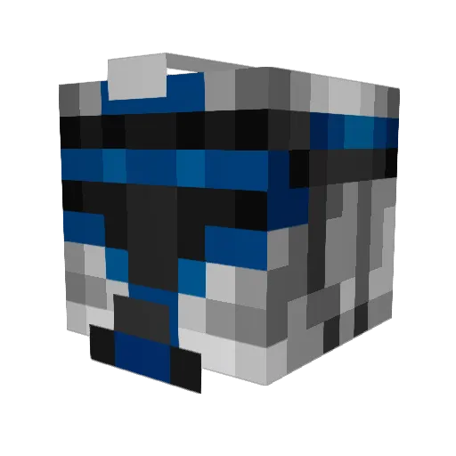 JanWiesengrund Minecraft avatar head, 3D render