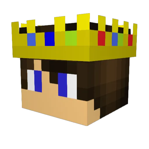 Jan_3z Minecraft avatar head, 3D render